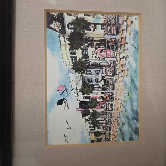 Vintage Signed Sunday Afternoon On The Battery By Bonnie Holden - Picture 3 of 16